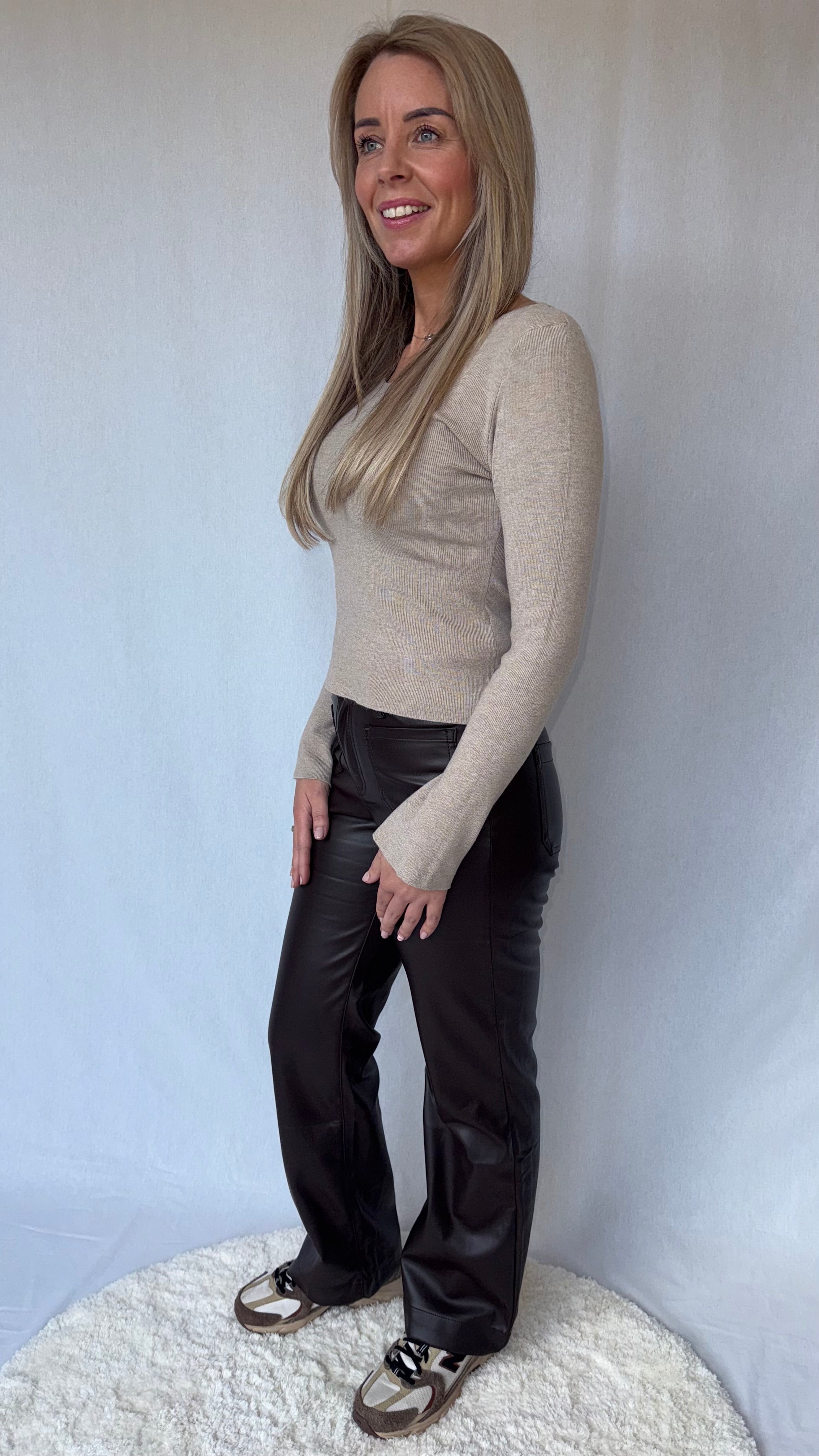 “Soft Touch Flare Top”