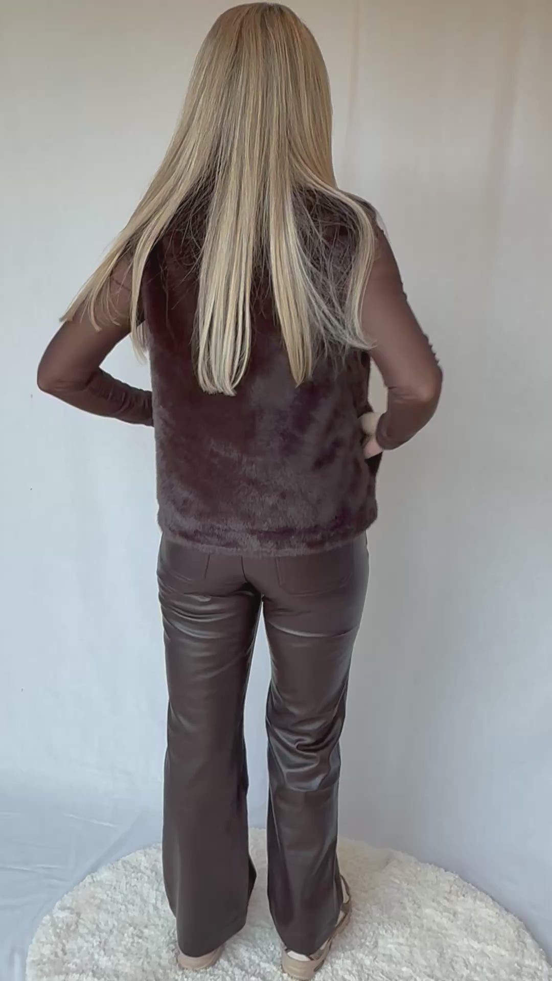 “Cozy Faux Fur Bodywarmer